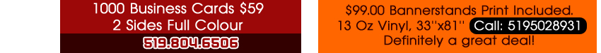Electra Colour Kitchener Printing Lawn Signs